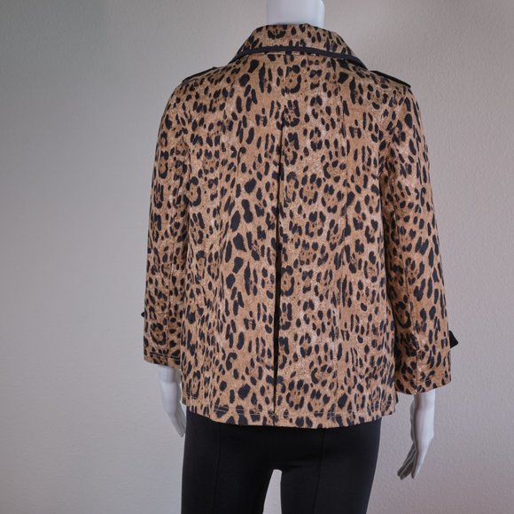WHBM: Leopard Print Swing Jacket (NWOT) - Picture 8 of 11